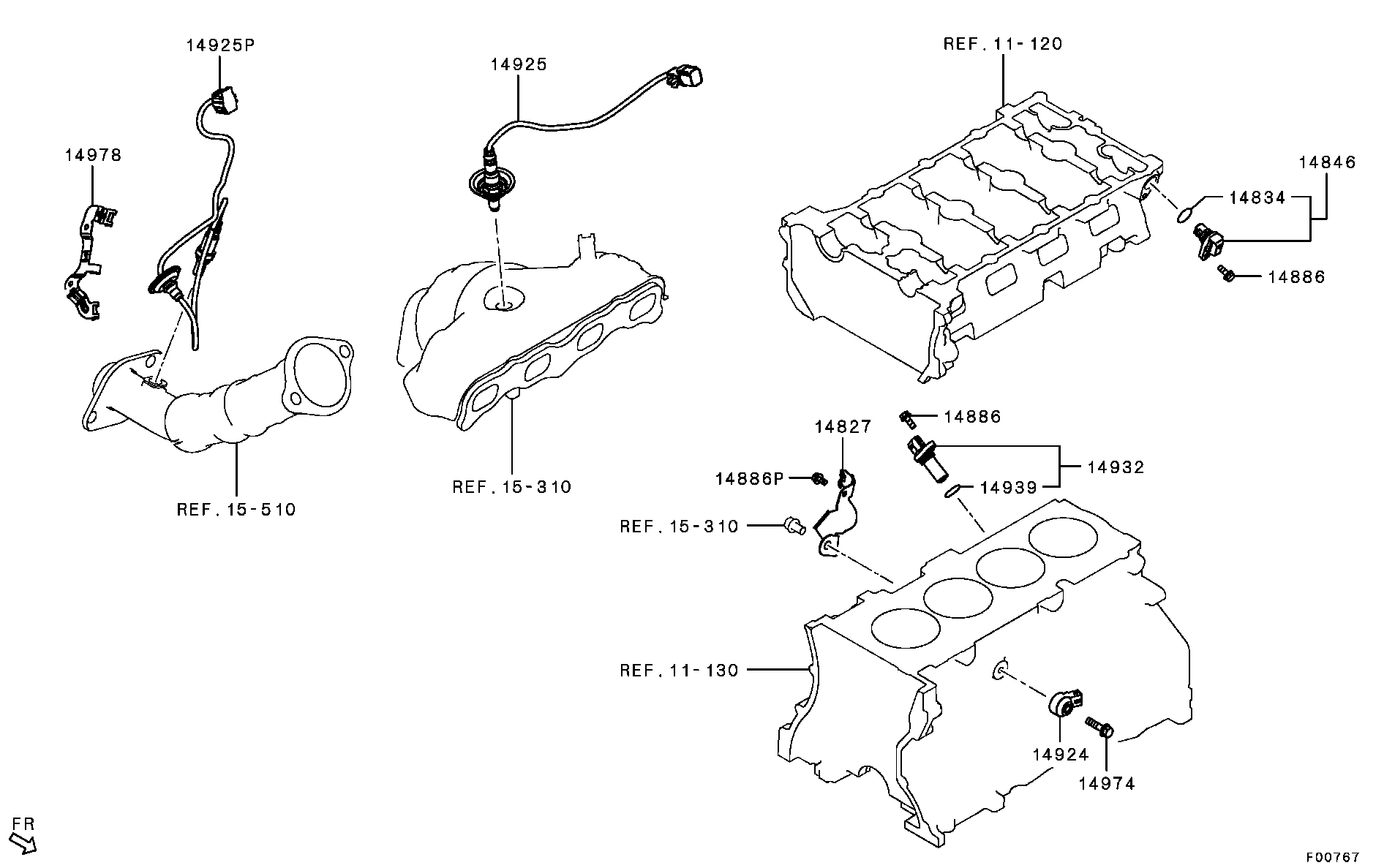 Mitsubishi 1588 A141 - Lambdatunnistin inparts.fi