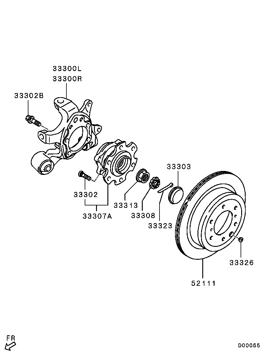 VW 4615A037 - Jarrulevy inparts.fi