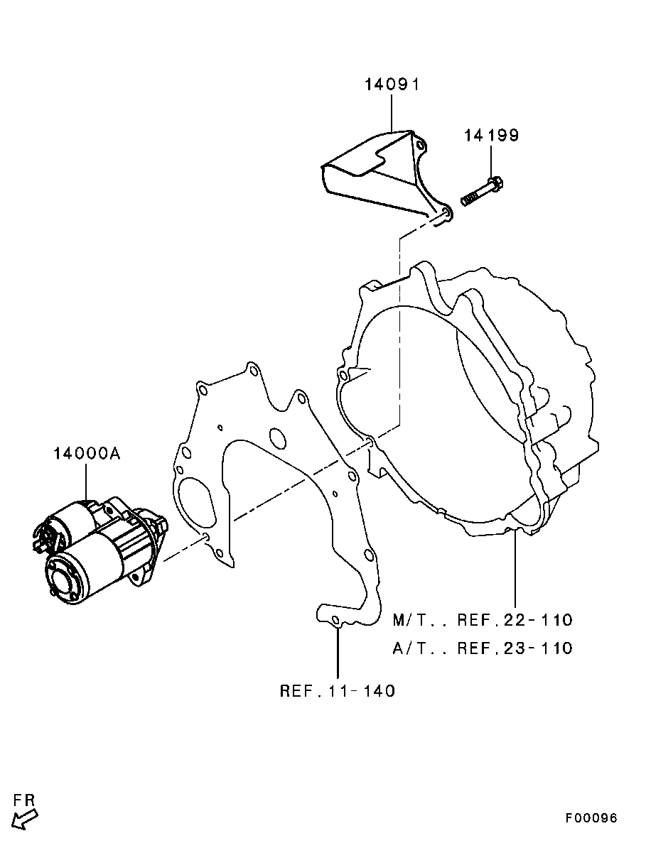 Mitsubishi MN176584 - Käynnistinmoottori inparts.fi