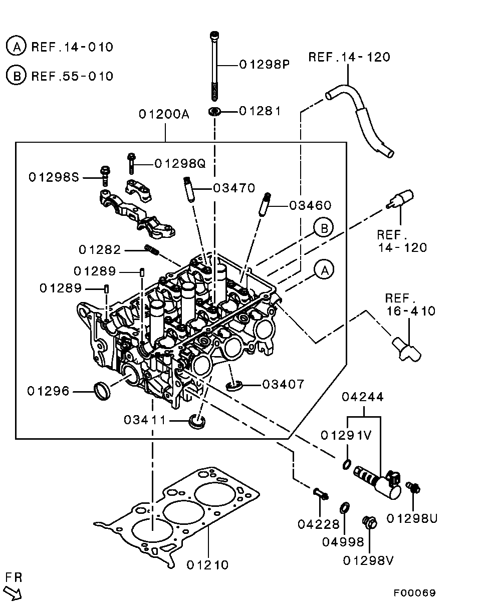 Mitsubishi MN158130 - Syl.kannen pulttisarja inparts.fi