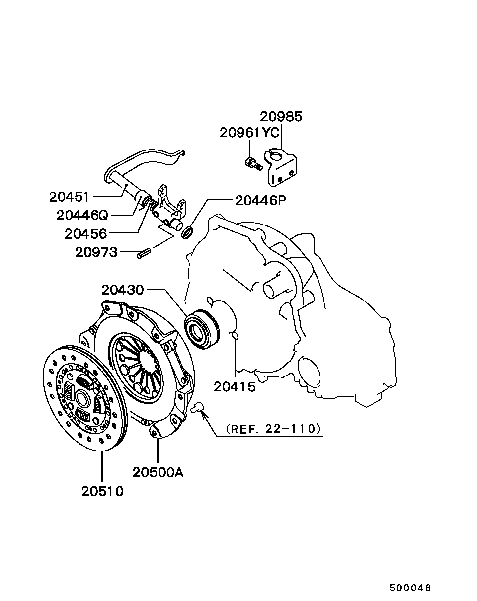 Mitsubishi MD726558 - Kytkinlevy inparts.fi