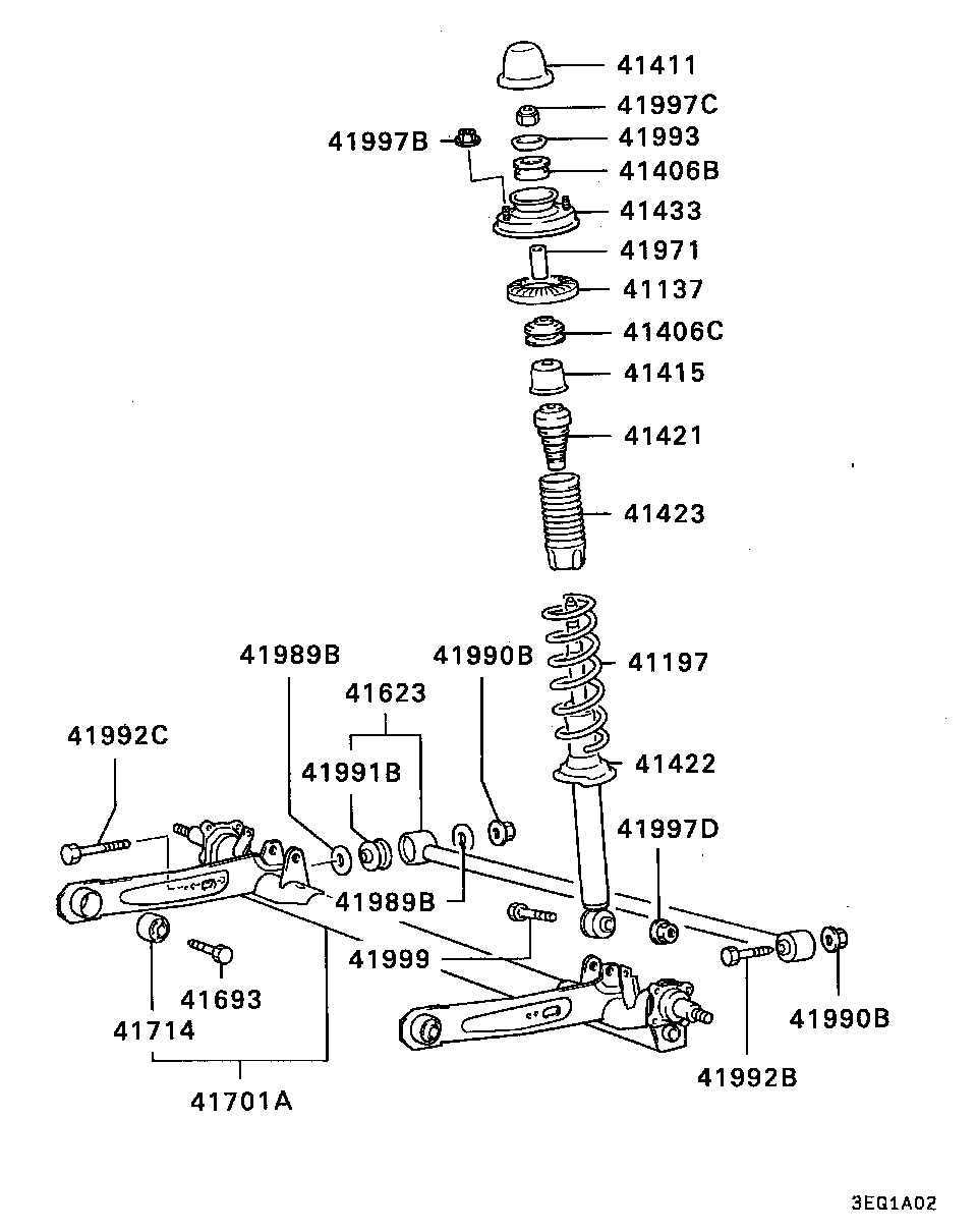 Hyundai MB631342 - Iskunvaimennin inparts.fi