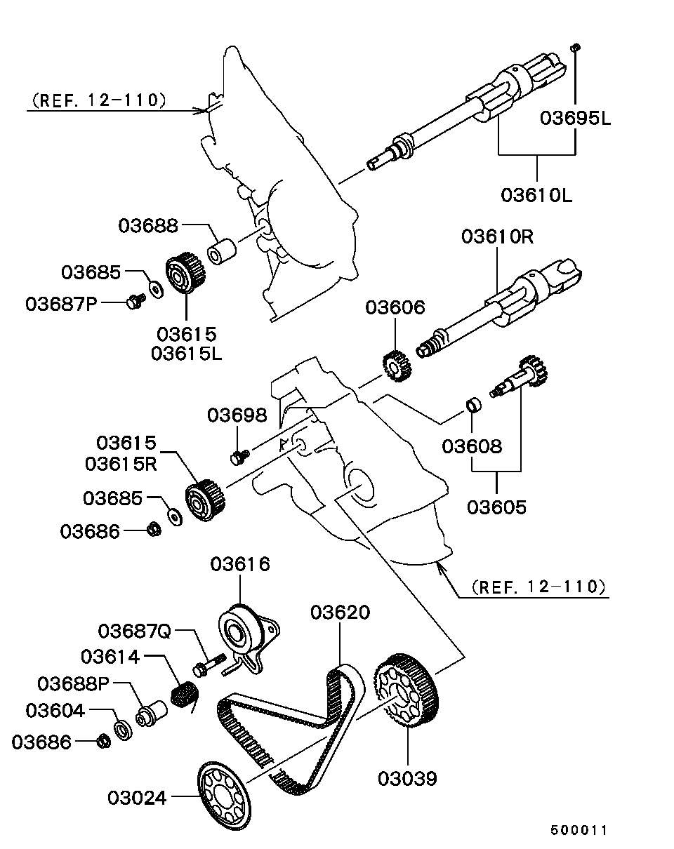 Hyundai MD152622 - Hammashihnat inparts.fi