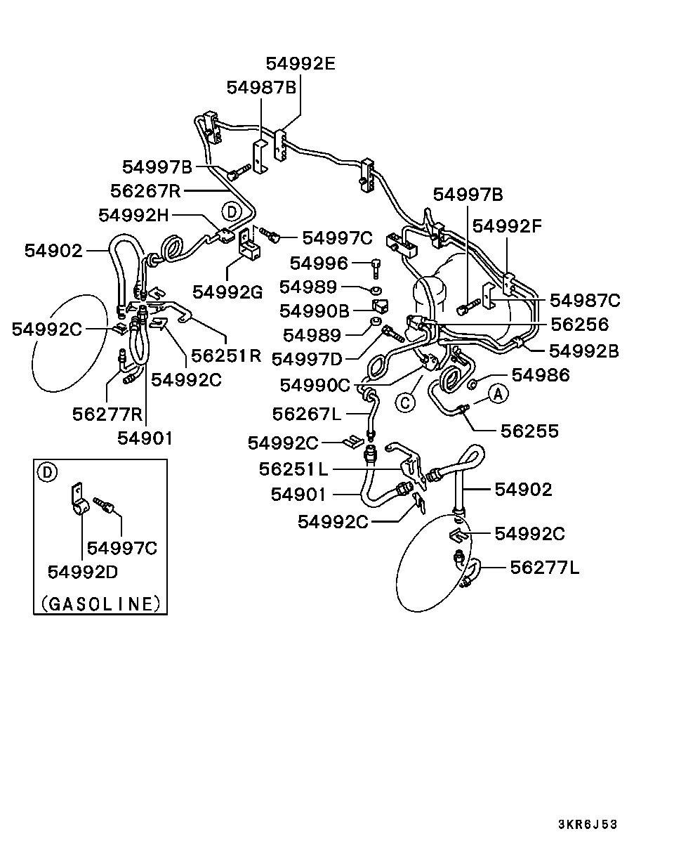 Mitsubishi MB857531 - Jarruletku inparts.fi