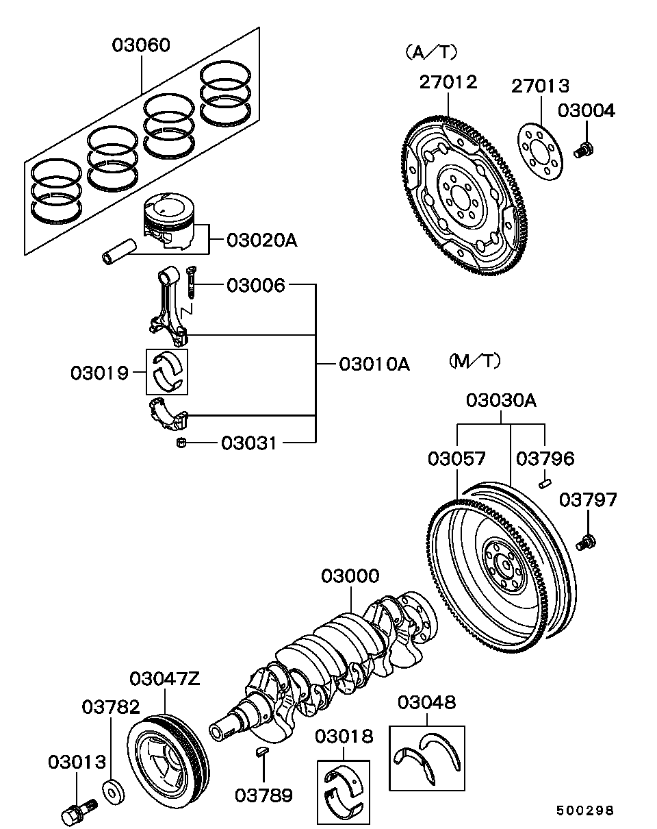 Mitsubishi MR355256 - Hihnapyörä, kampiakseli inparts.fi