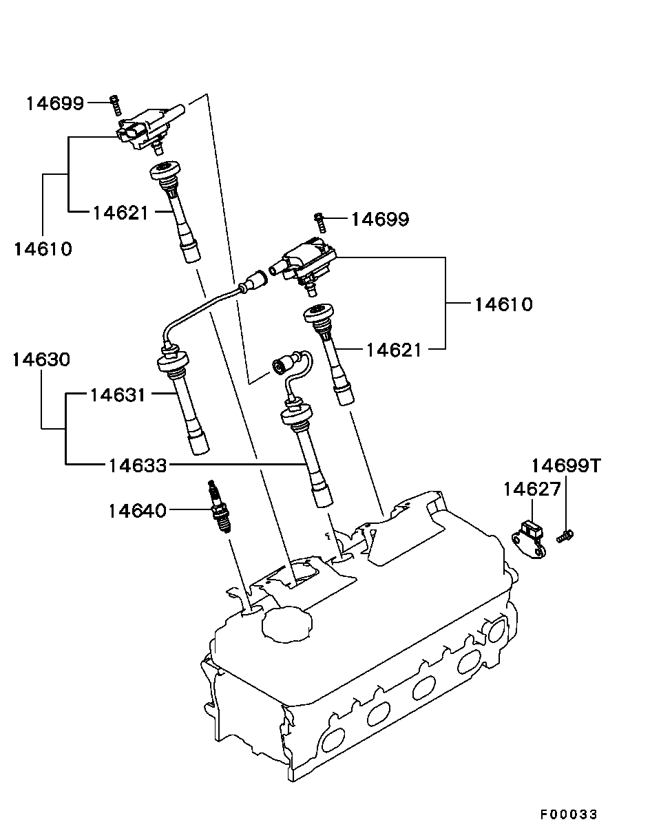 Mitsubishi MD36 2907 - Sytytyspuola inparts.fi