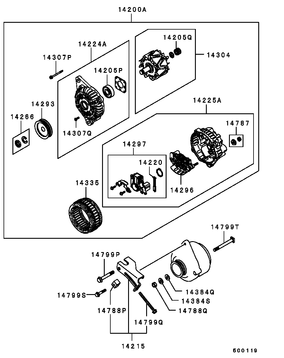 Mitsubishi MD611474 - Laakeri inparts.fi