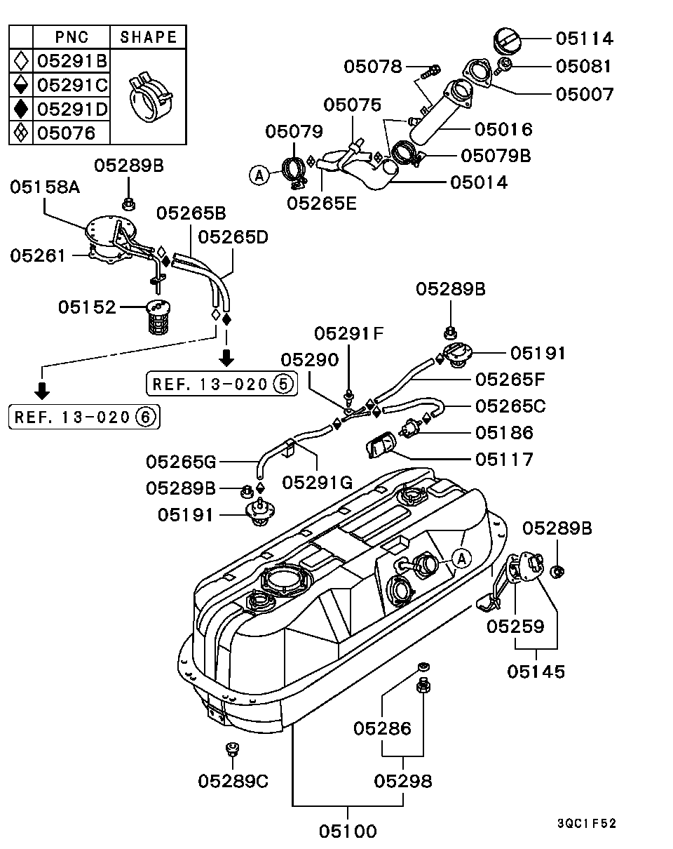 Mitsubishi MB248746 - Polttoainesuodatin inparts.fi