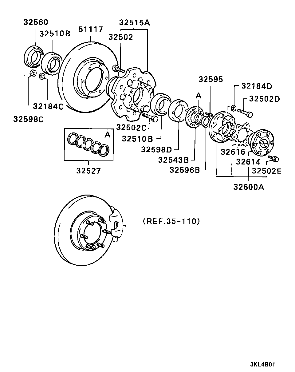 Mitsubishi MB151387 - Jarrulevy inparts.fi