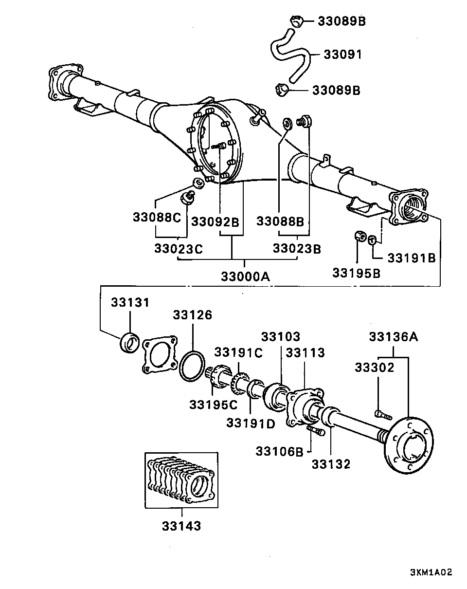 Mitsubishi MB092288 - Akselitiiviste, tasauspyörästö inparts.fi