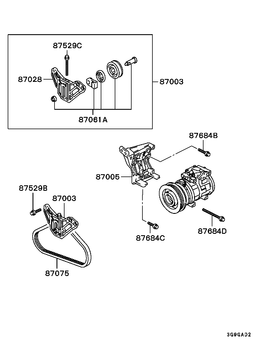 Mitsubishi MB56 8898 - Moniurahihna inparts.fi