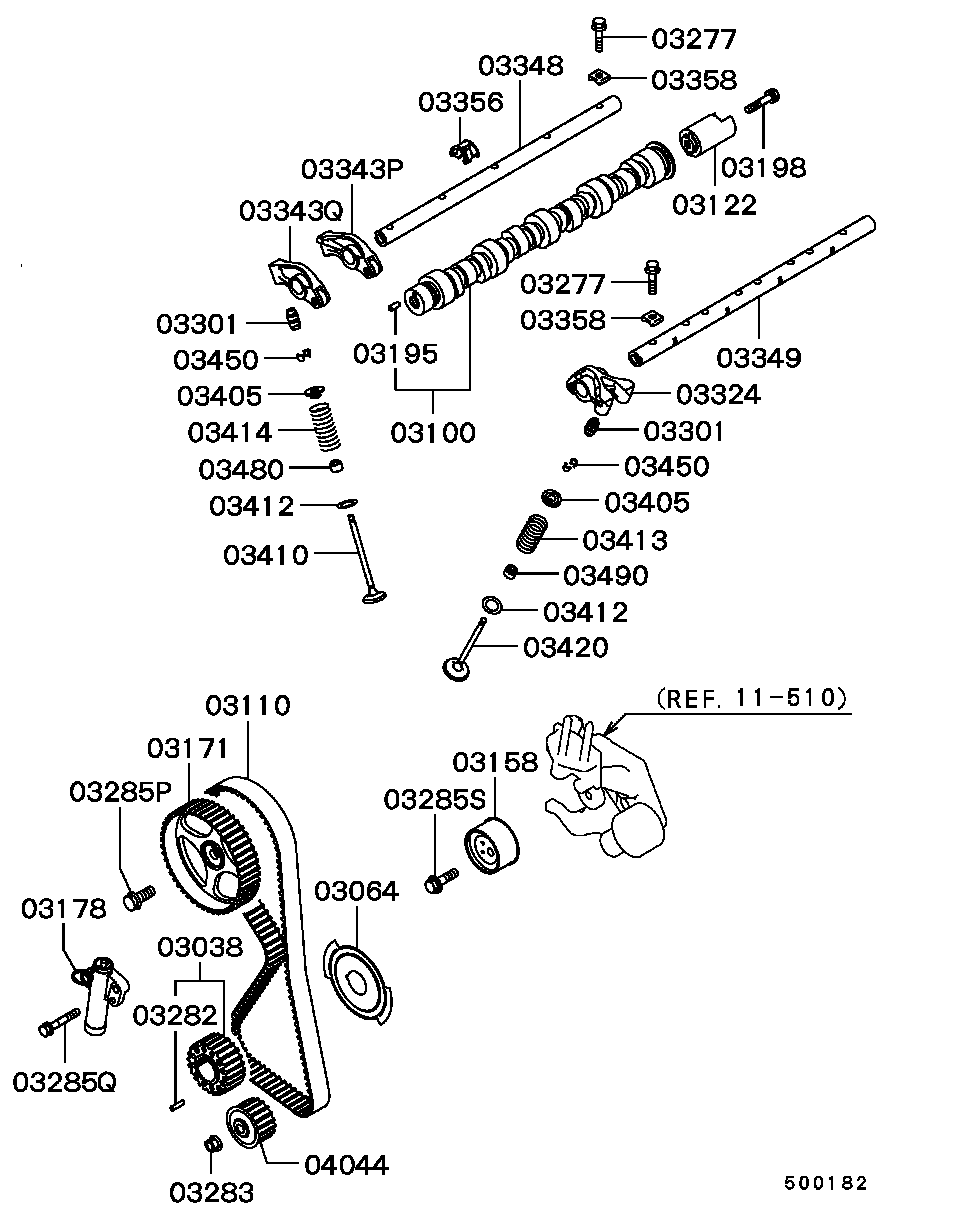 Mitsubishi MD329639 - Hammashihnat inparts.fi