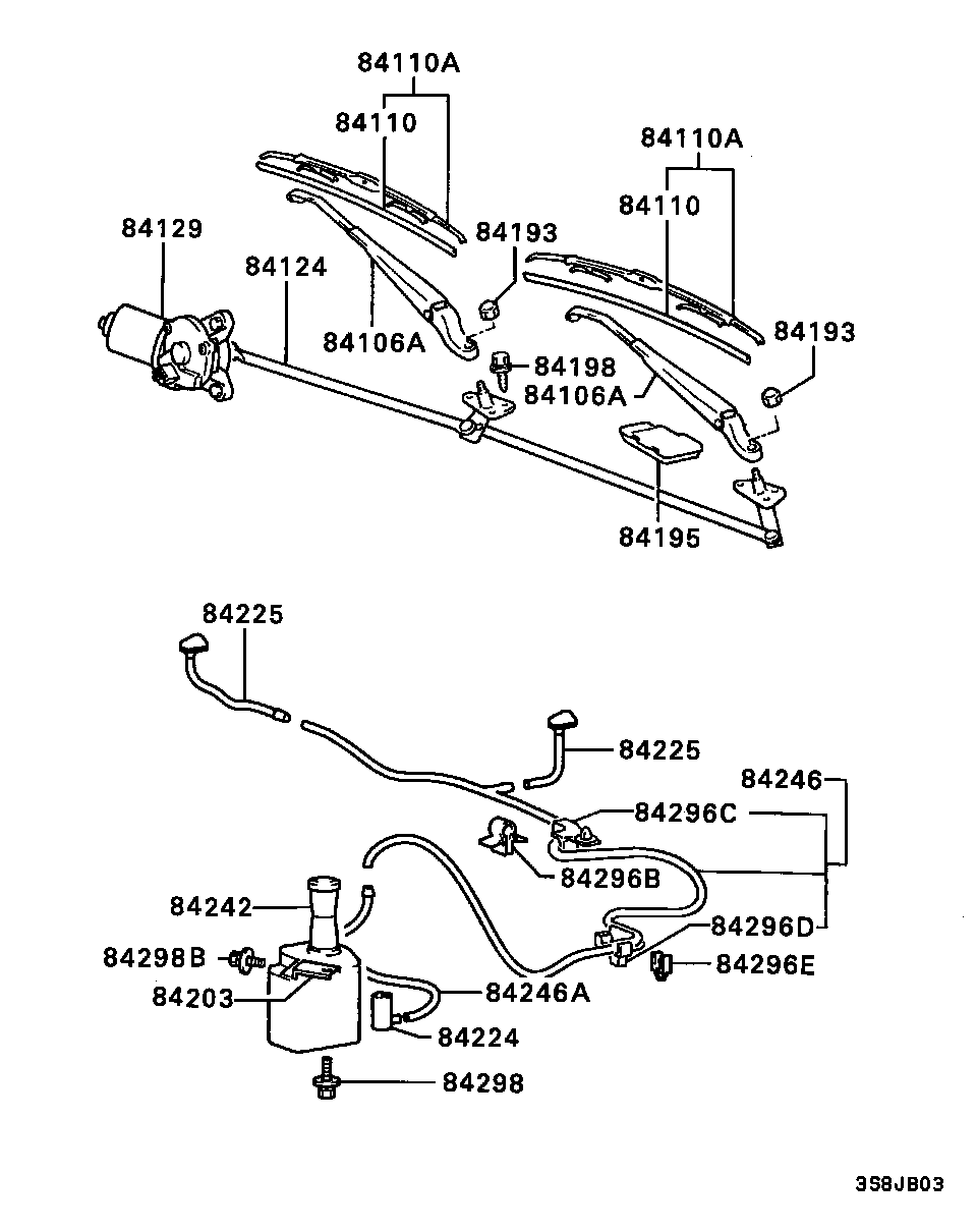 Mitsubishi MB623811 - Pyyhkijänsulka inparts.fi