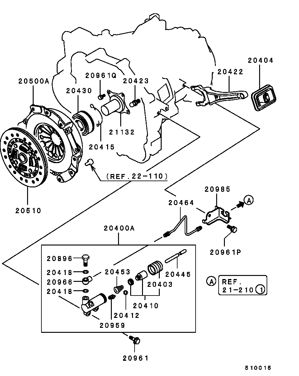 Mitsubishi MD771457 - Kytkinlevy inparts.fi