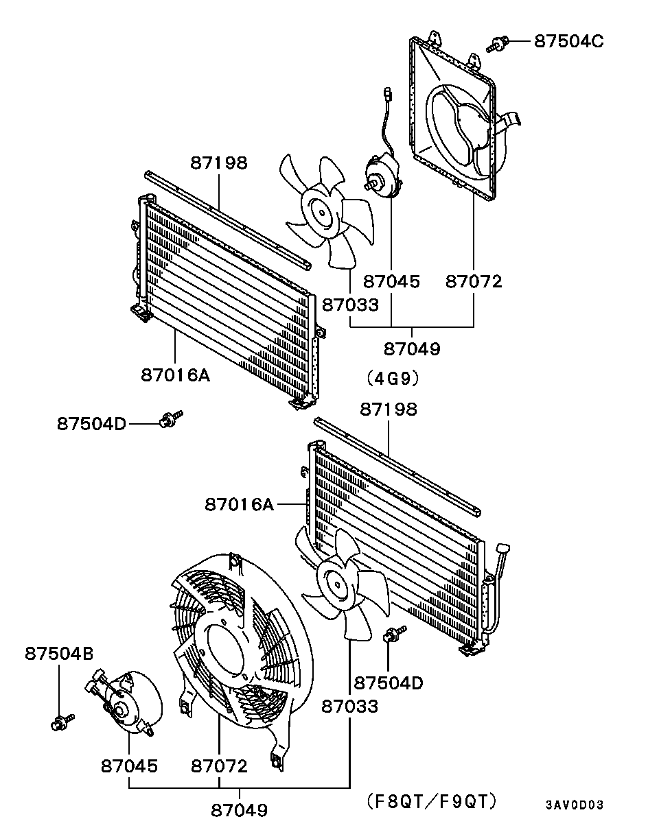 Mitsubishi MB-958166 - Lauhdutin, ilmastointilaite inparts.fi