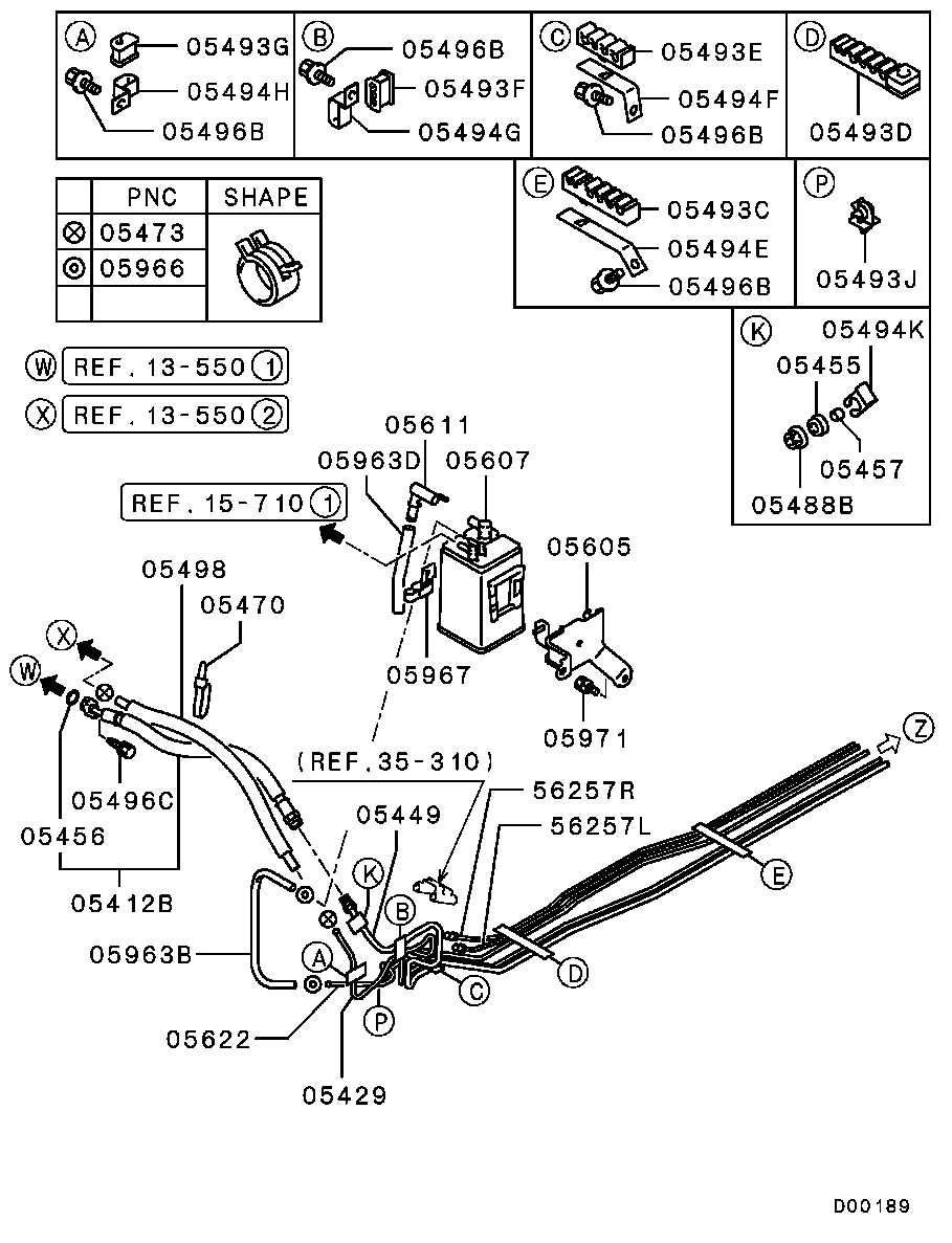 Mitsubishi MB554317 - Tiiviste, imusarja inparts.fi