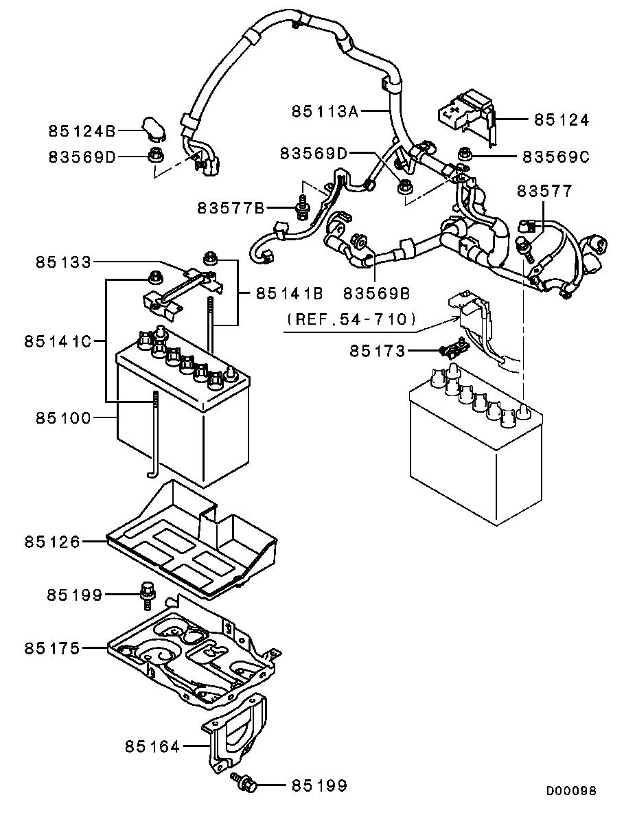 Mitsubishi 8201A137 - Käynnistysakku inparts.fi