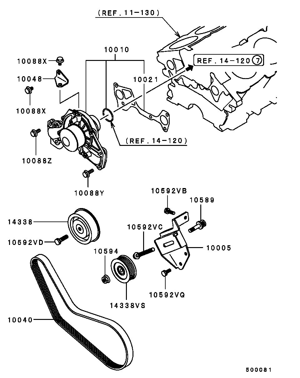 Seat MD187463 - Moniurahihna inparts.fi