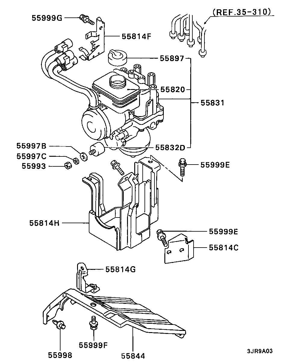 Mitsubishi MF430121 - Pyöränlaakerisarja inparts.fi