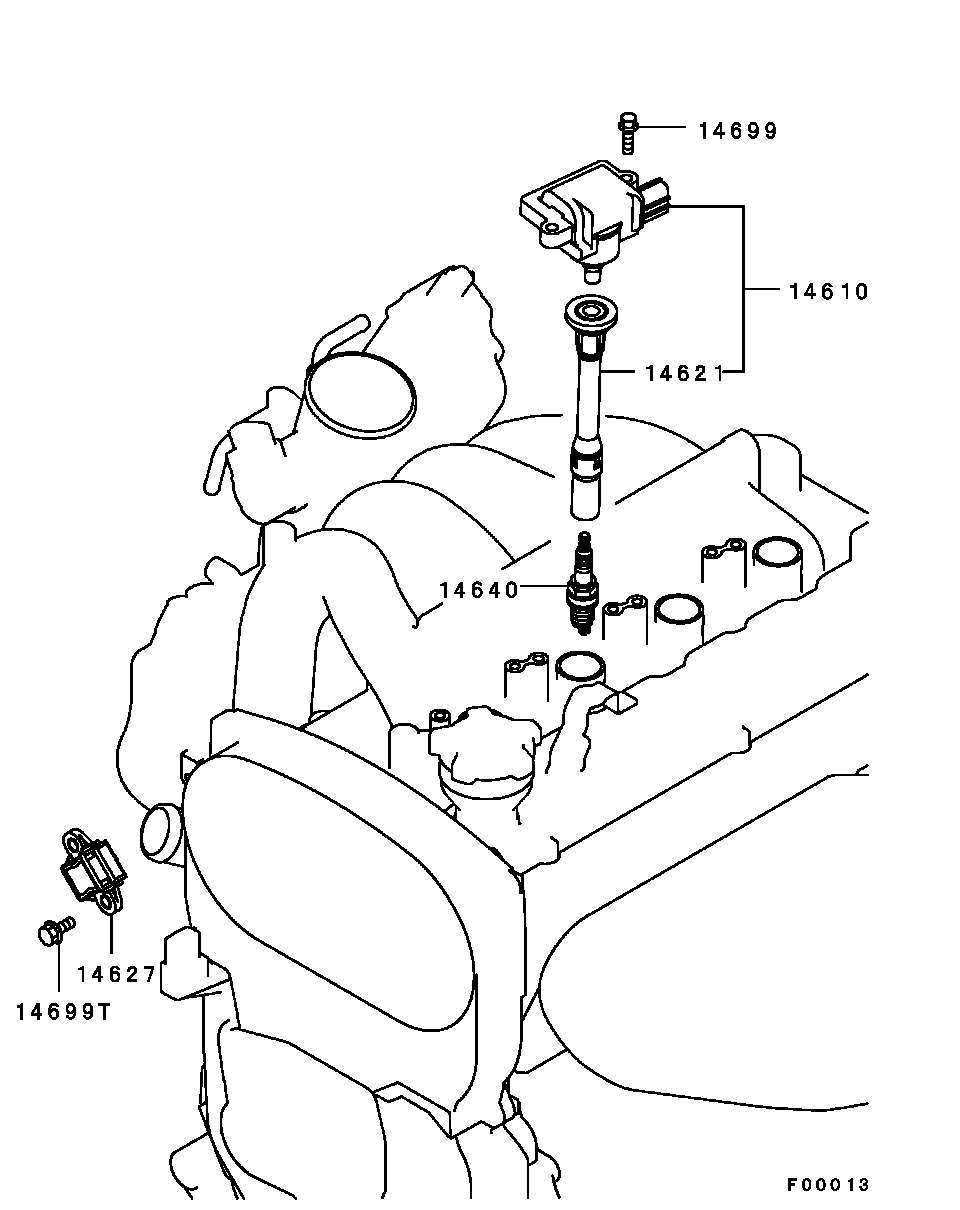 Mitsubishi MD374437 - Ohjainlaite, sytytysjärjestelmä inparts.fi