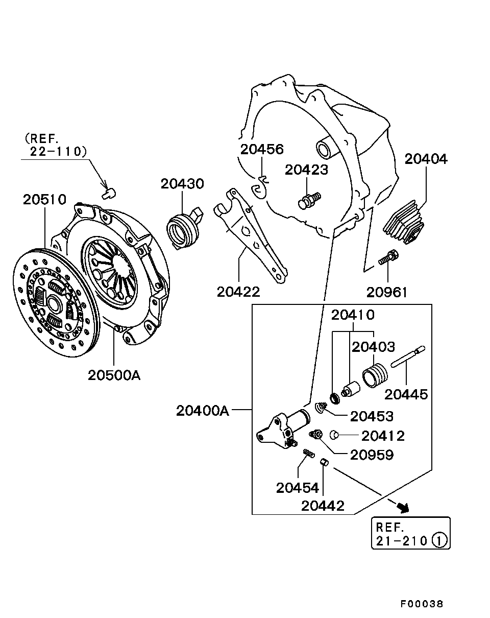 Mitsubishi ME602710 - Irroituslaakeri inparts.fi