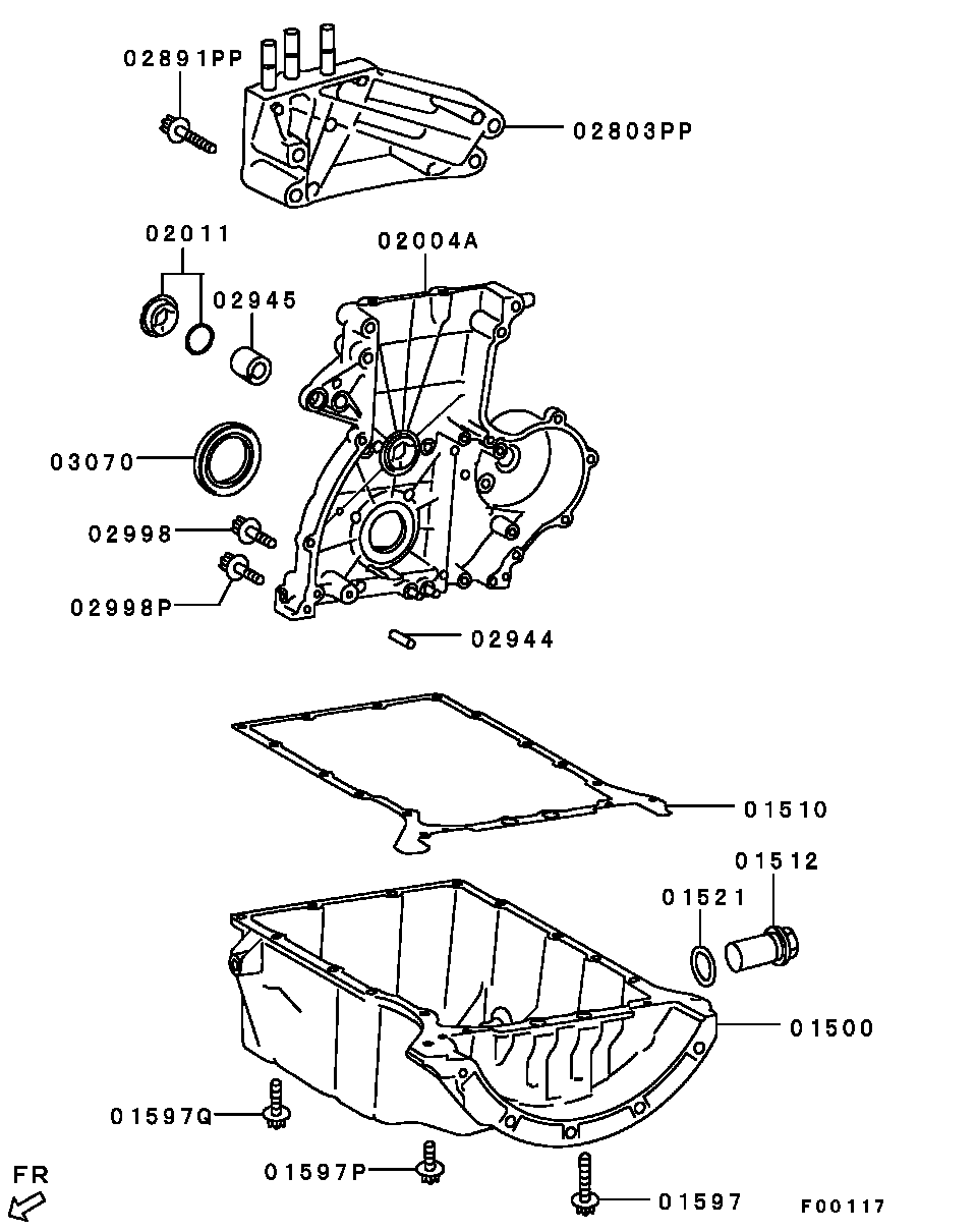 Mitsubishi MN960033 - Akselitiiviste, kampiakseli inparts.fi