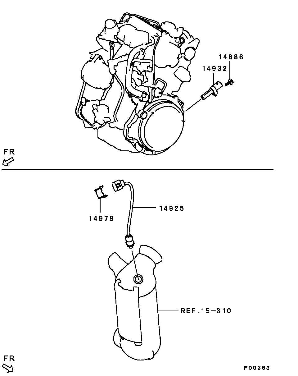 Mitsubishi 1588A001 - Lambdatunnistin inparts.fi