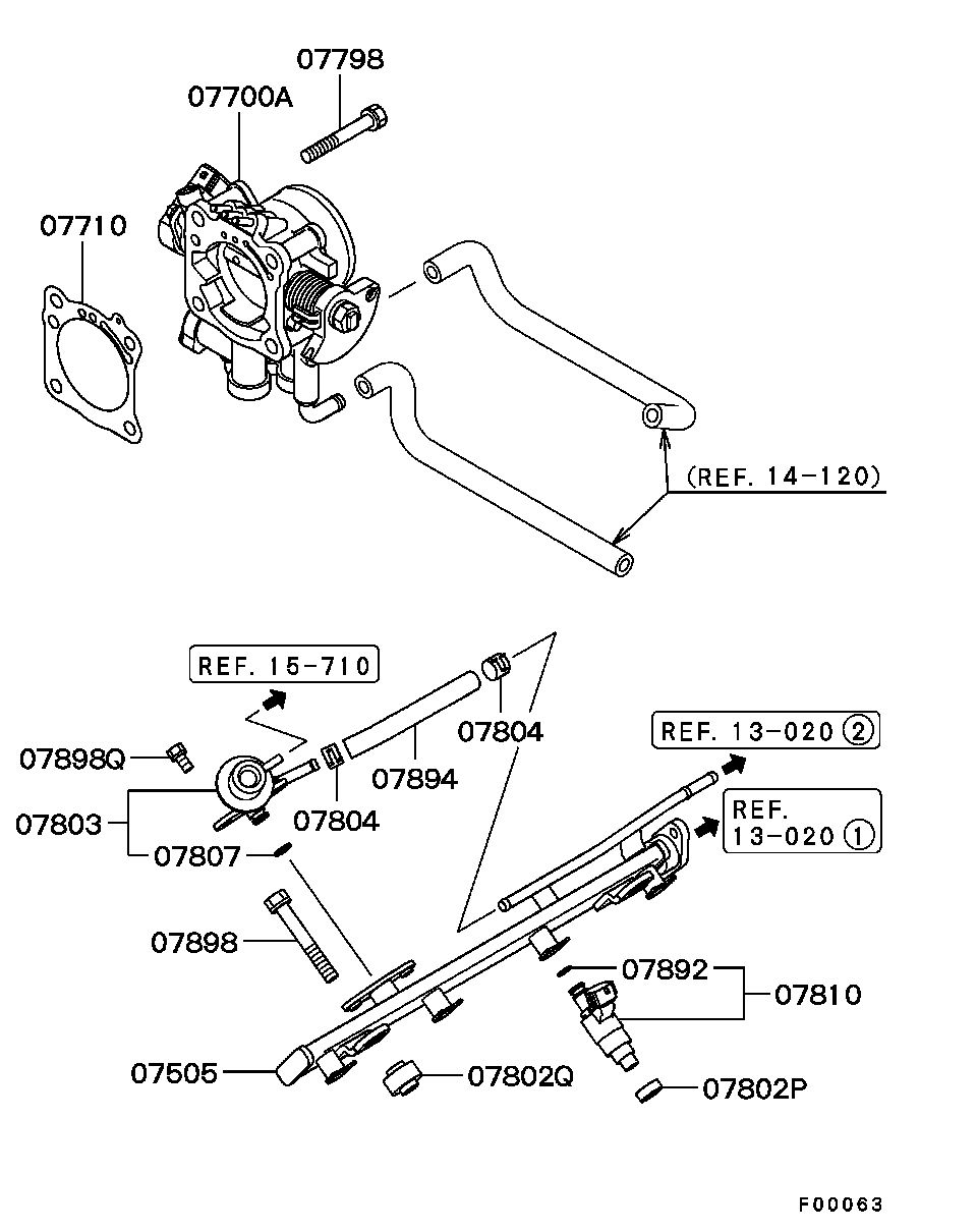 Mitsubishi MD604688 - Tiiviste, polttoaineputki inparts.fi