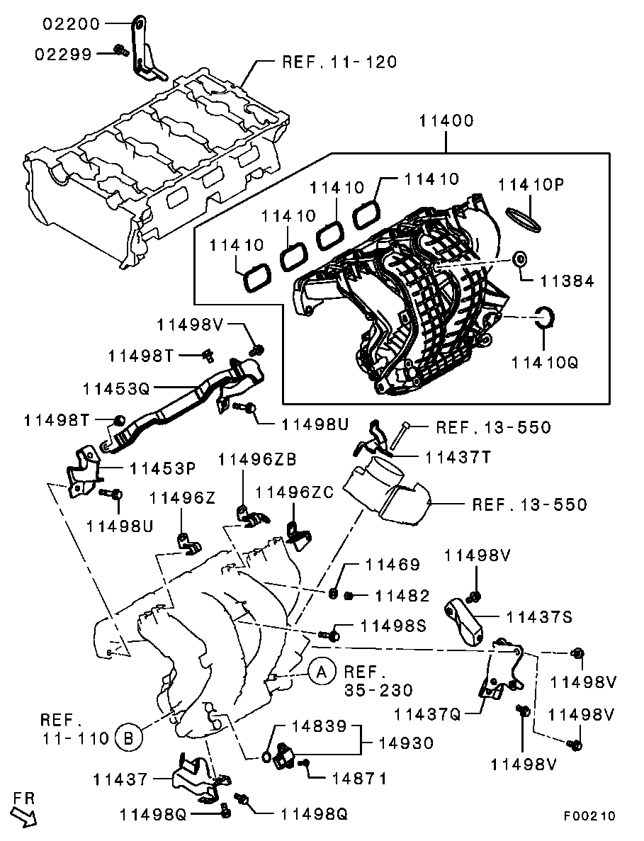 Mitsubishi MF244849 - Ruuvi, pakoputkisto inparts.fi