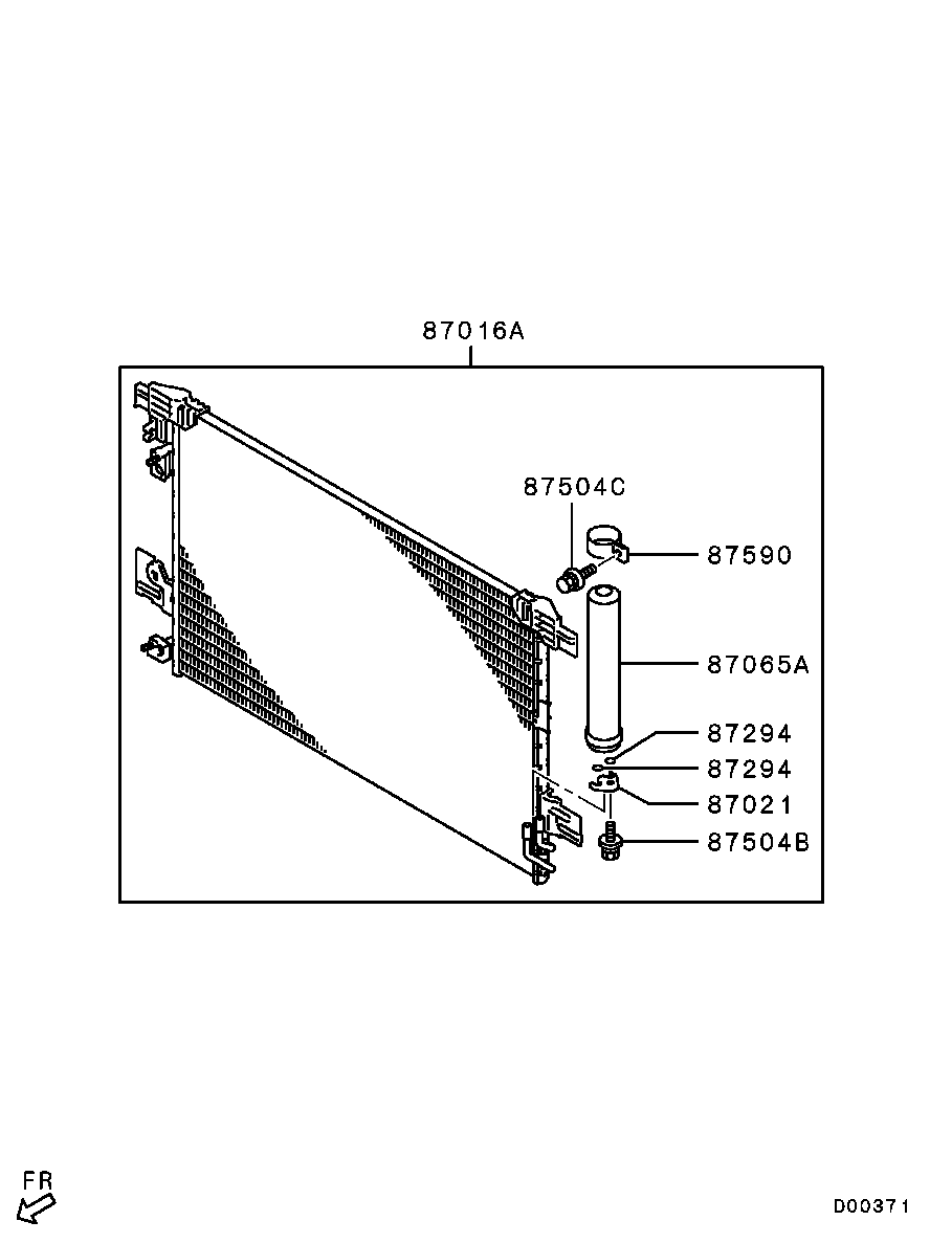 Mitsubishi 7815A285 - Kuivain, ilmastointilaite inparts.fi