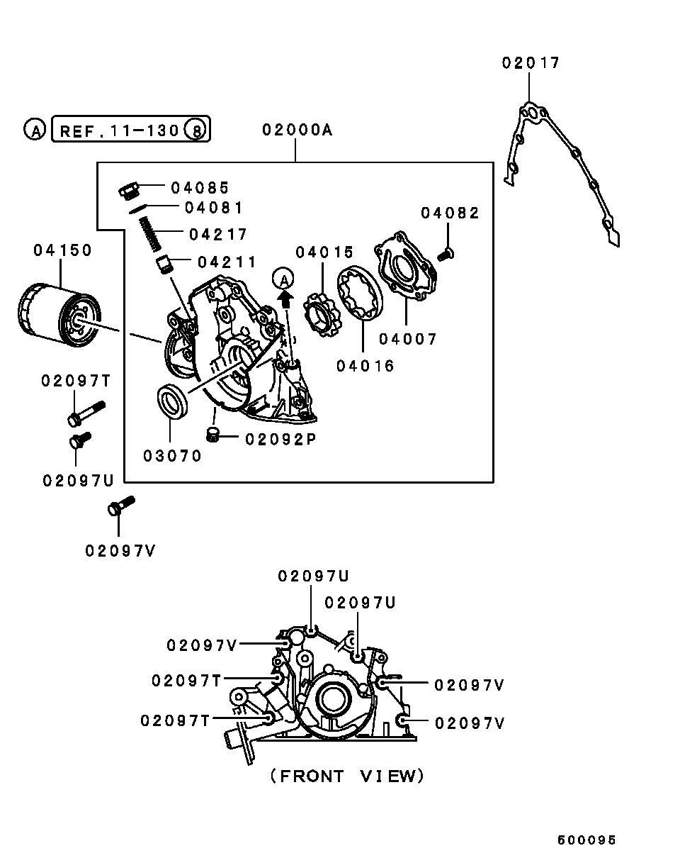 Mitsubishi MD191423 - Tiiviste, jakopäänkotelo inparts.fi