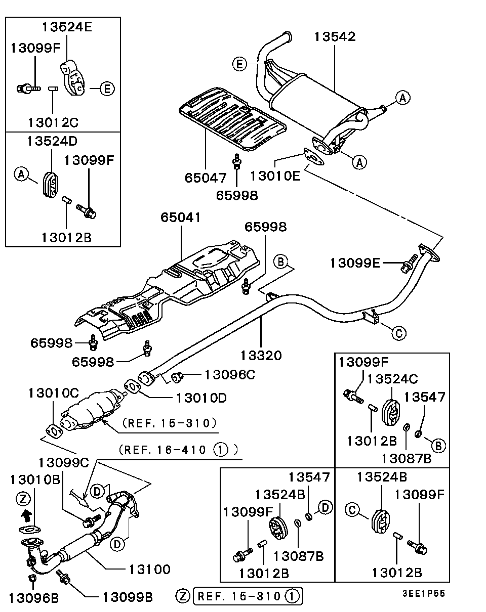 Mitsubishi MB 549 178 - Välikeholkki inparts.fi