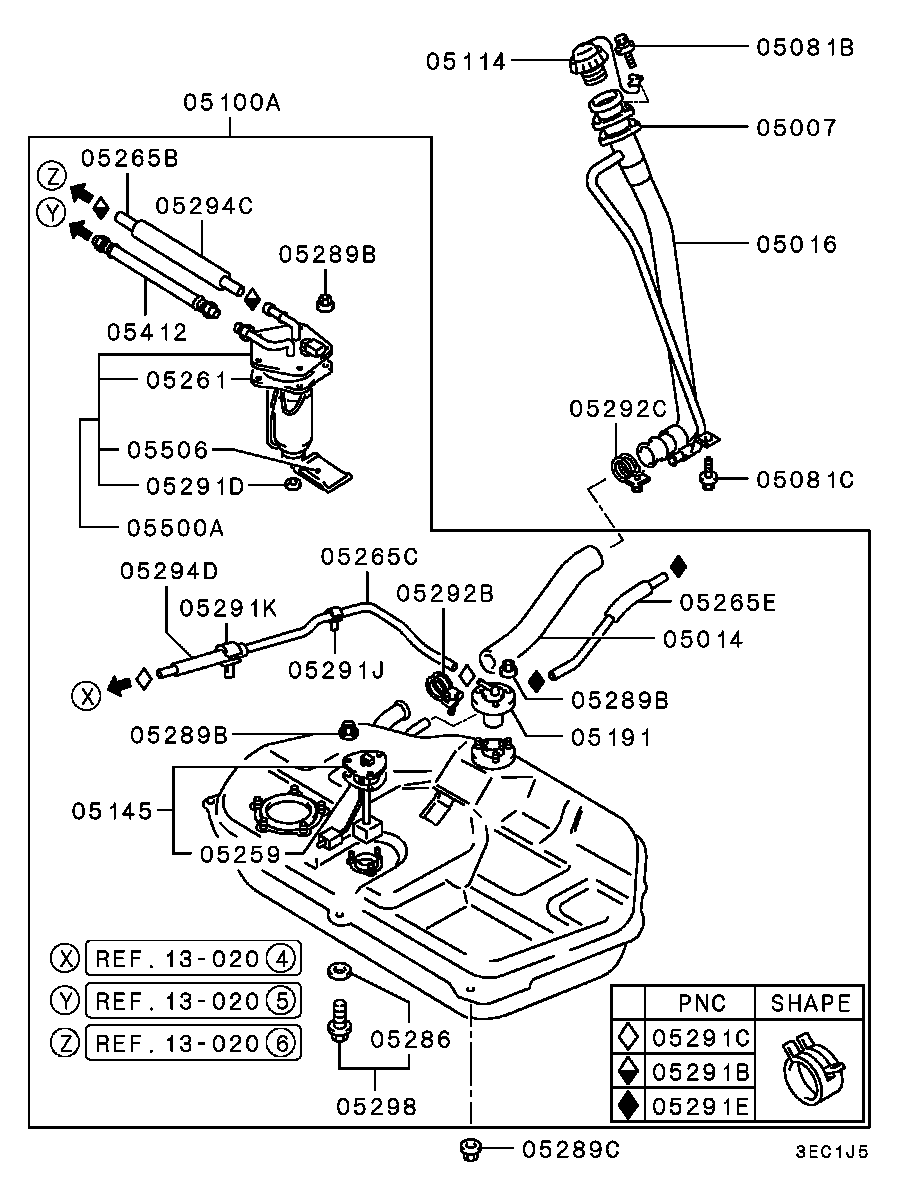 MAZDA MB91 2304 - Polttoaineen syöttömoduuli inparts.fi