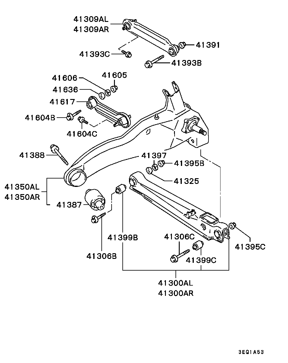 Subaru MB80 9231 - Tukivarsi, pyöräntuenta inparts.fi