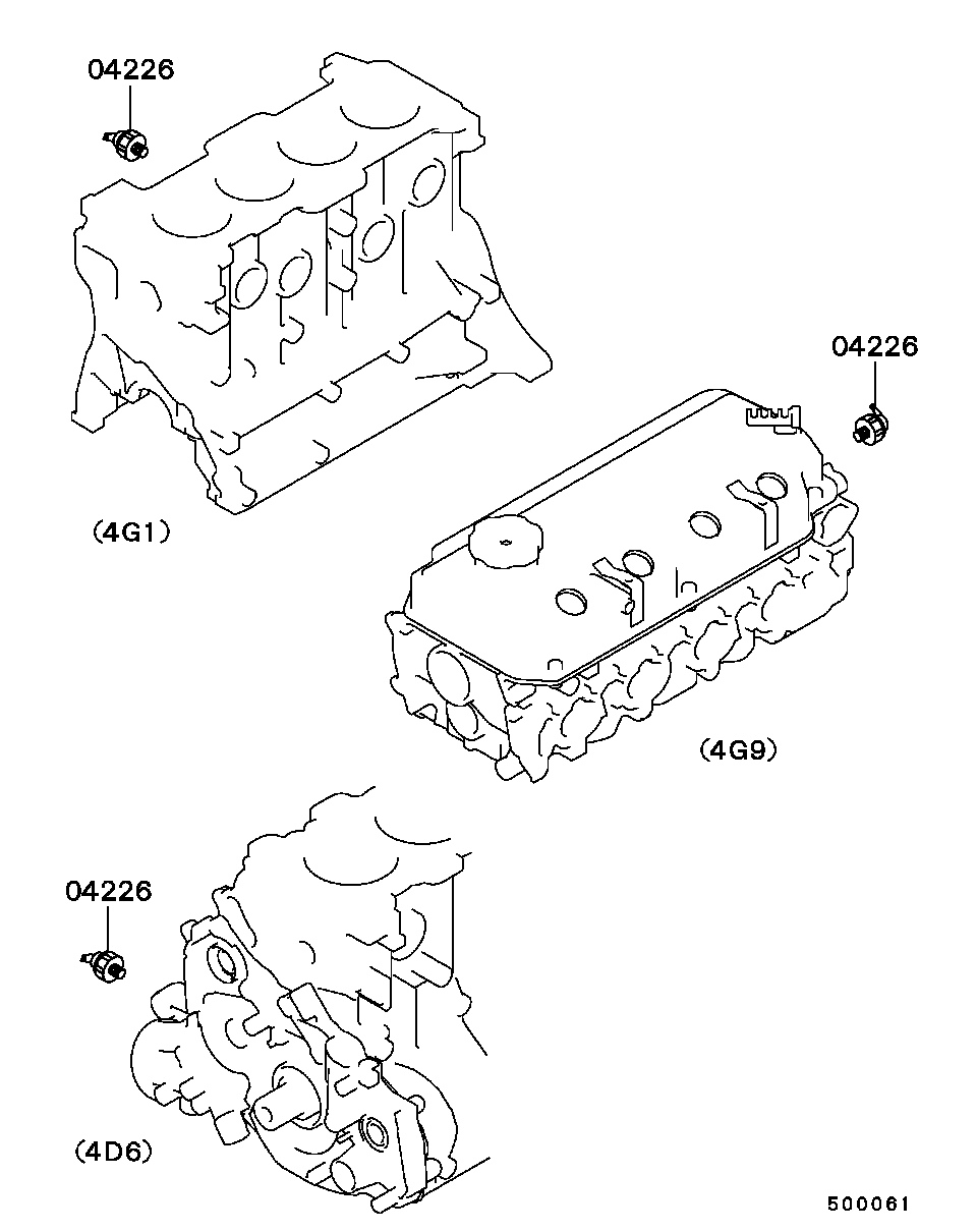 Proton MD138993 - Tunnistin, öljynpaine inparts.fi