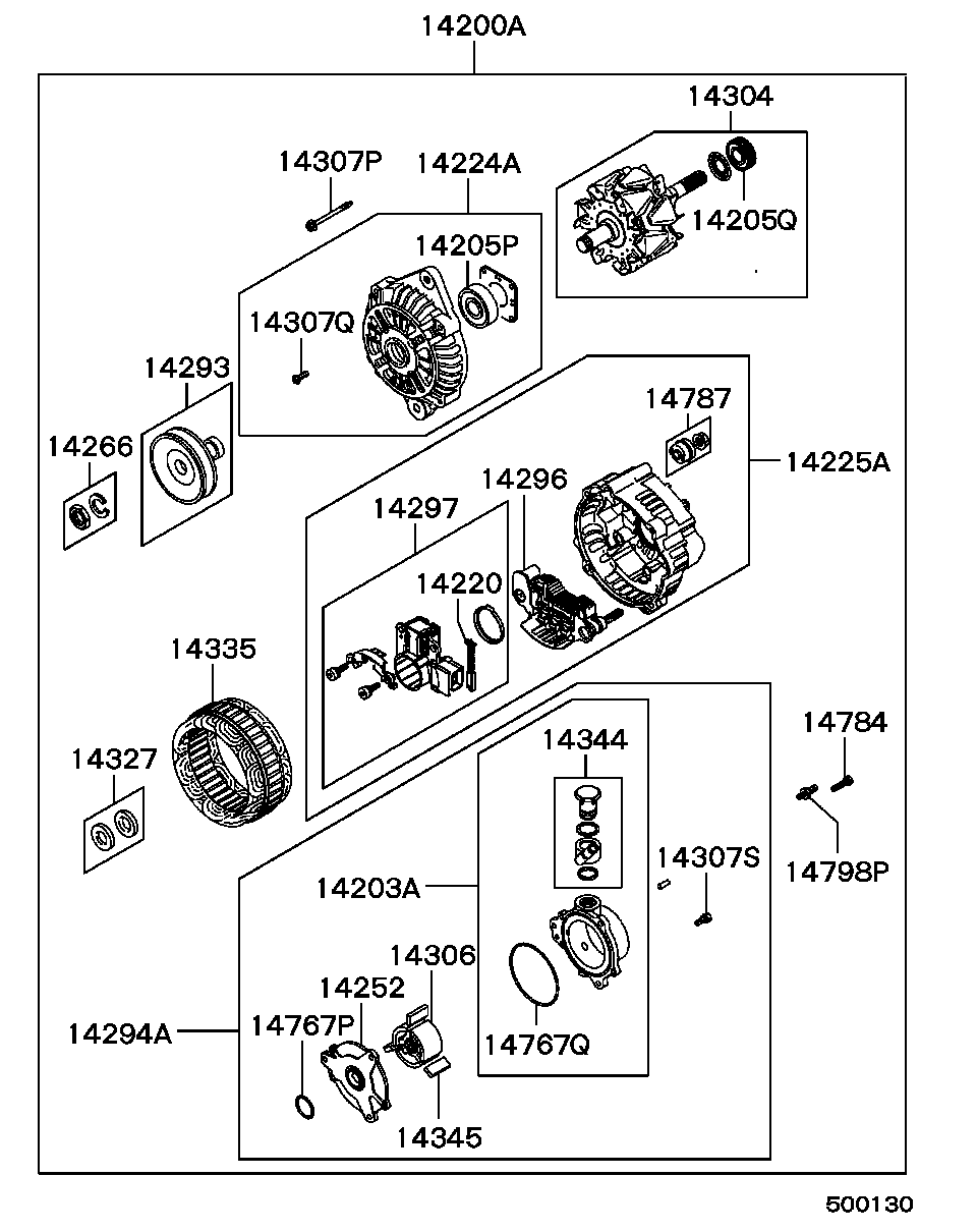 Mitsubishi MD619167 - Jänniteensäädin inparts.fi