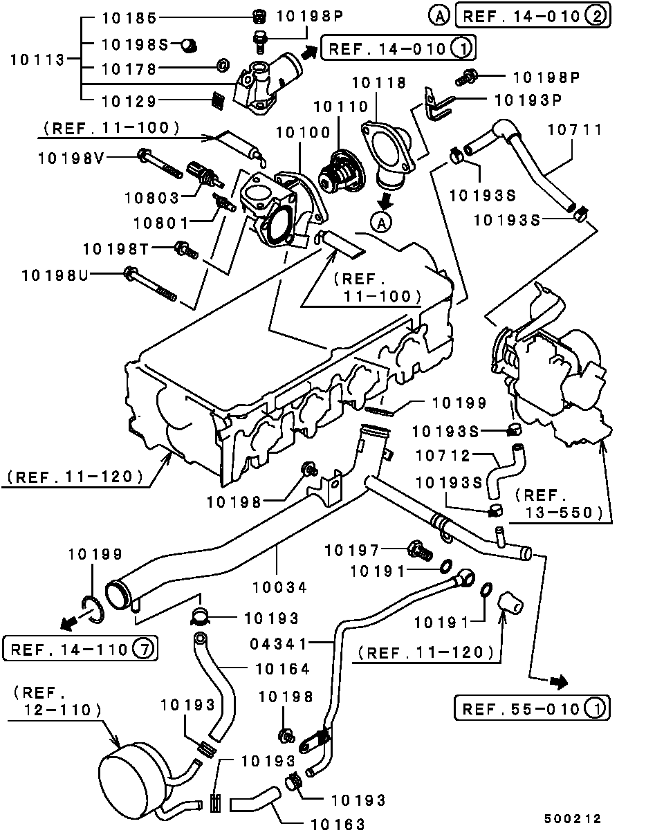 Subaru MD15 8570 - Termostaatti, jäähdytysneste inparts.fi