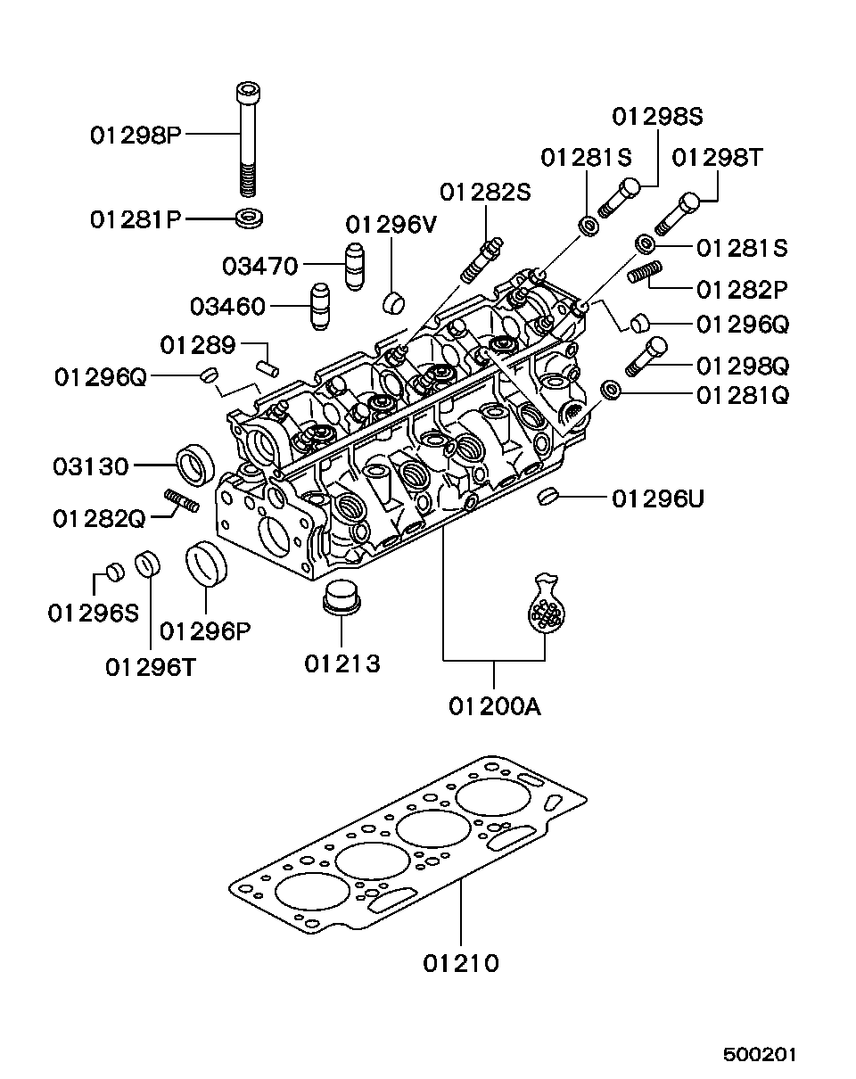 Mitsubishi M287556 - Akselitiiviste, nokka-akseli inparts.fi