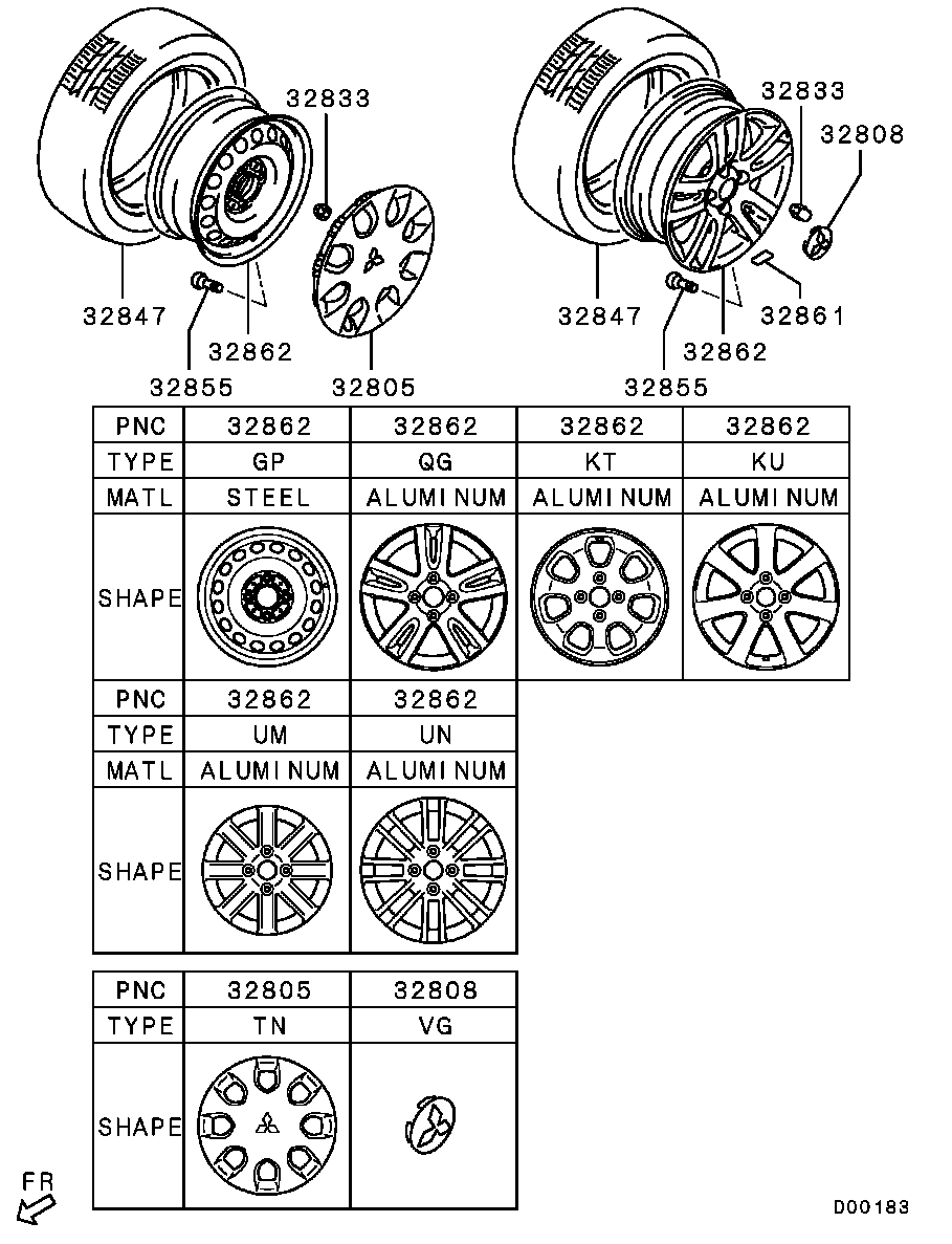 Mitsubishi MN125911 - Sytytystulppa inparts.fi