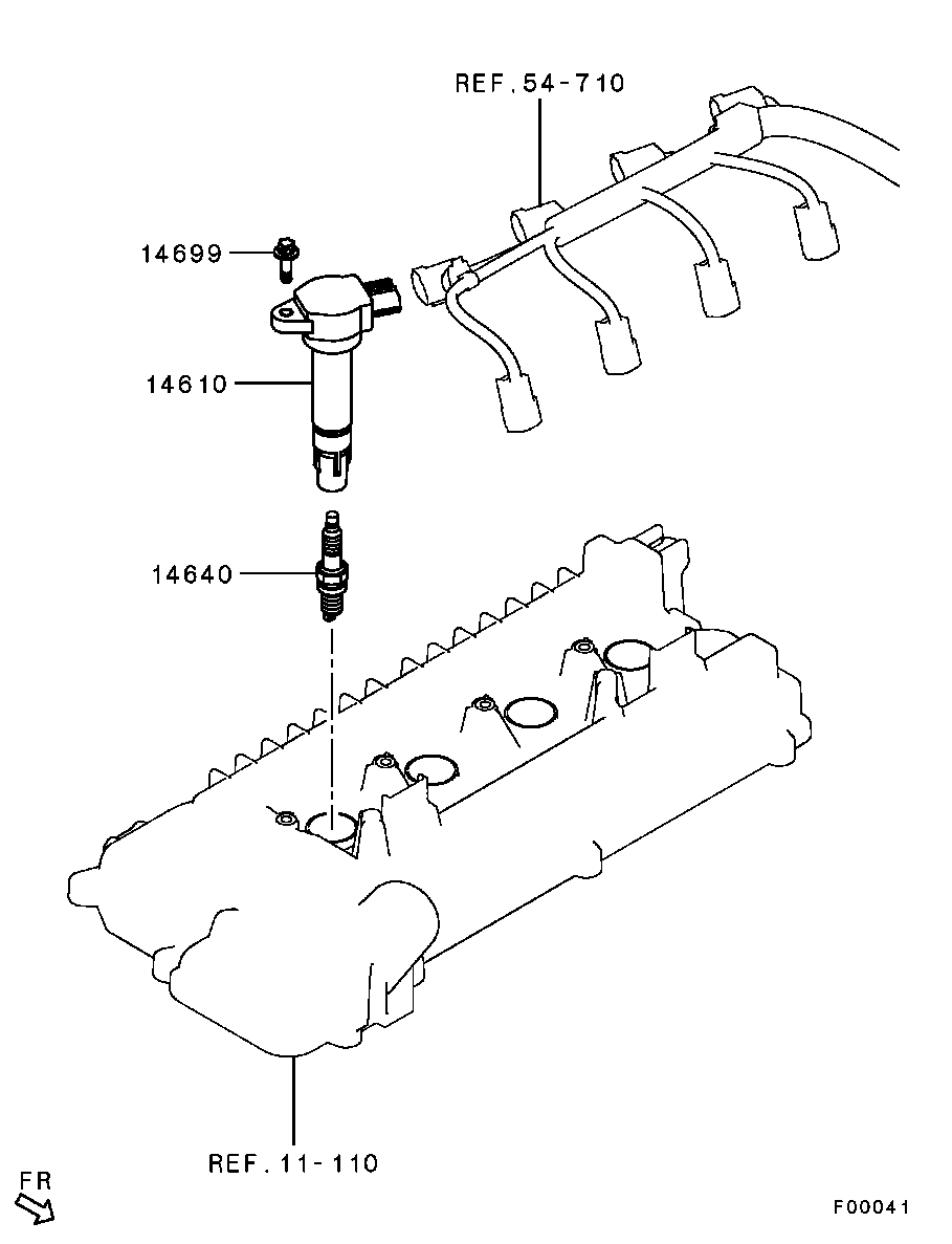 Mitsubishi MN 128 362 - Sytytystulppa inparts.fi