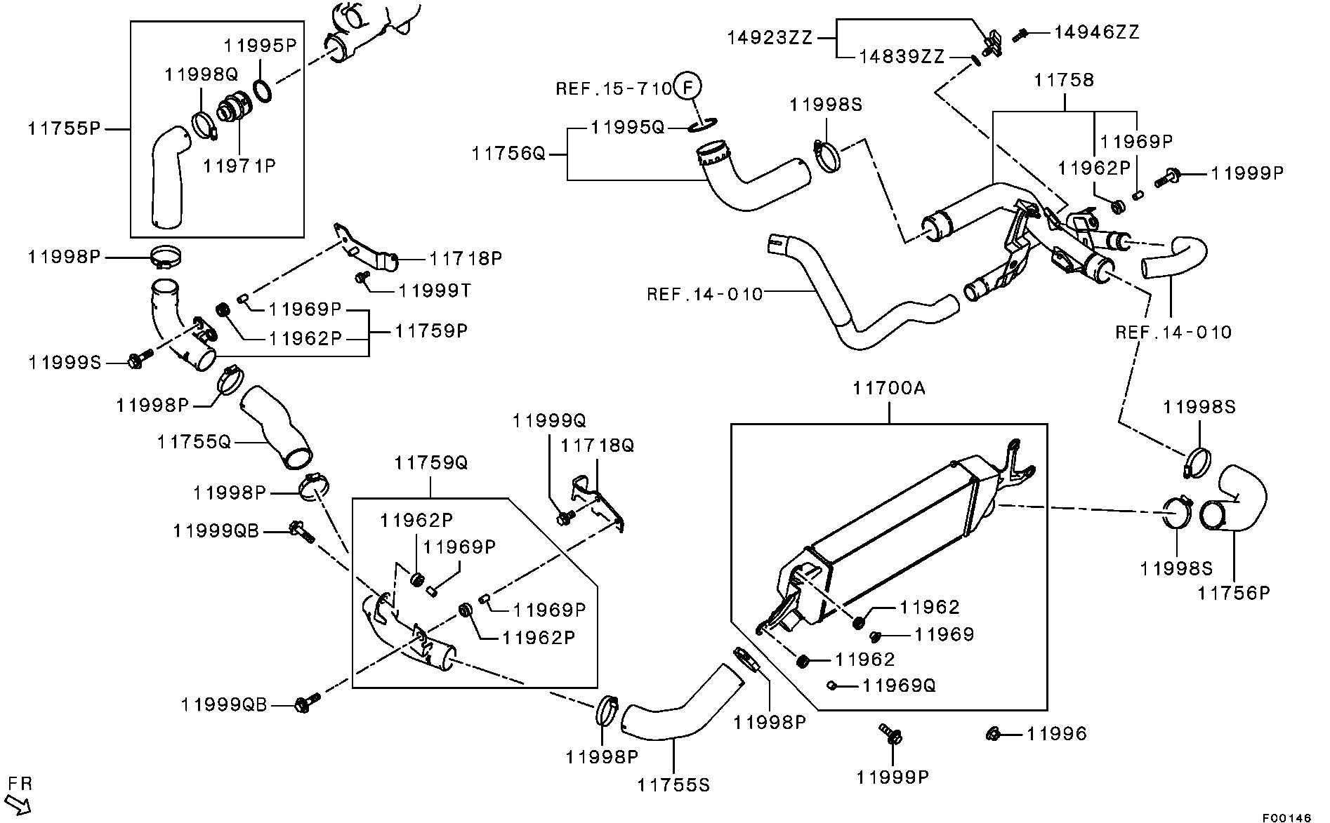 Mitsubishi 1505A475 - Pakoputki inparts.fi