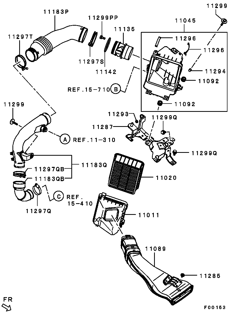 Chrysler 1500A086 - Ilmansuodatin inparts.fi