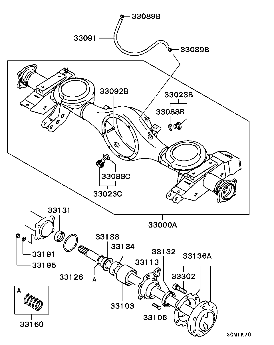 Mitsubishi MR162662 - Pyöränlaakerisarja inparts.fi