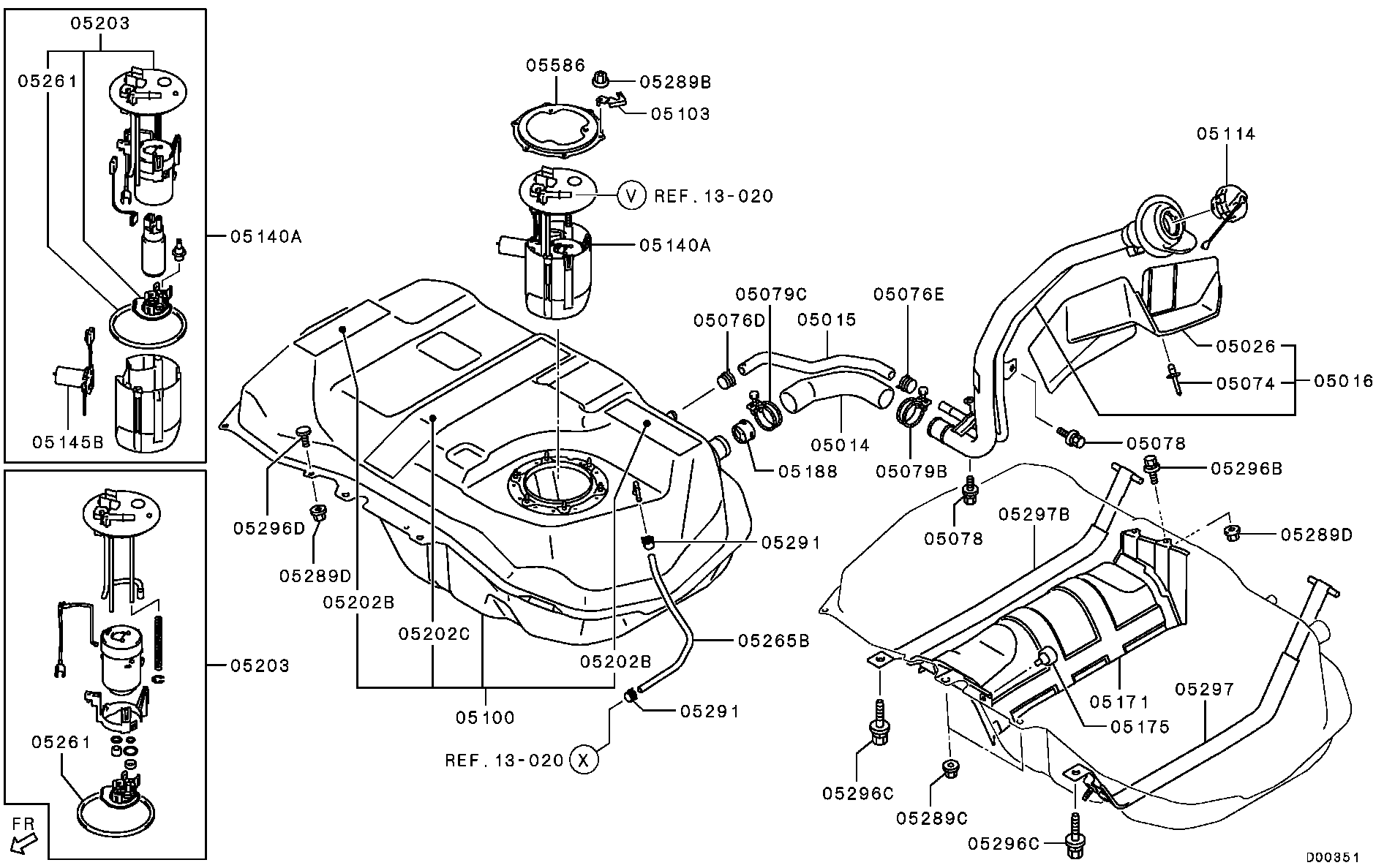 Mitsubishi 1770A118 - Polttoainesuodatin inparts.fi