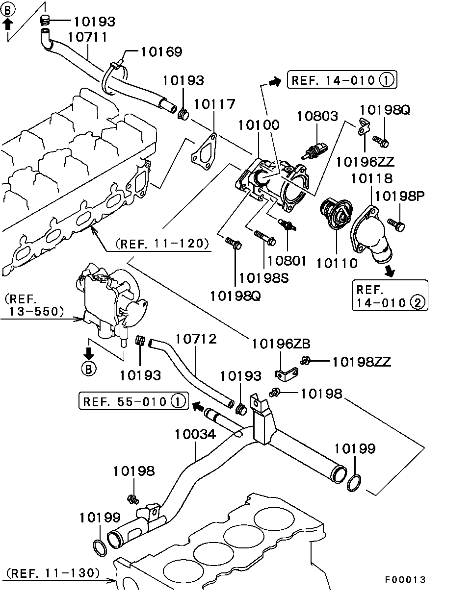 Proton MD346547 - Termostaatti, jäähdytysneste inparts.fi