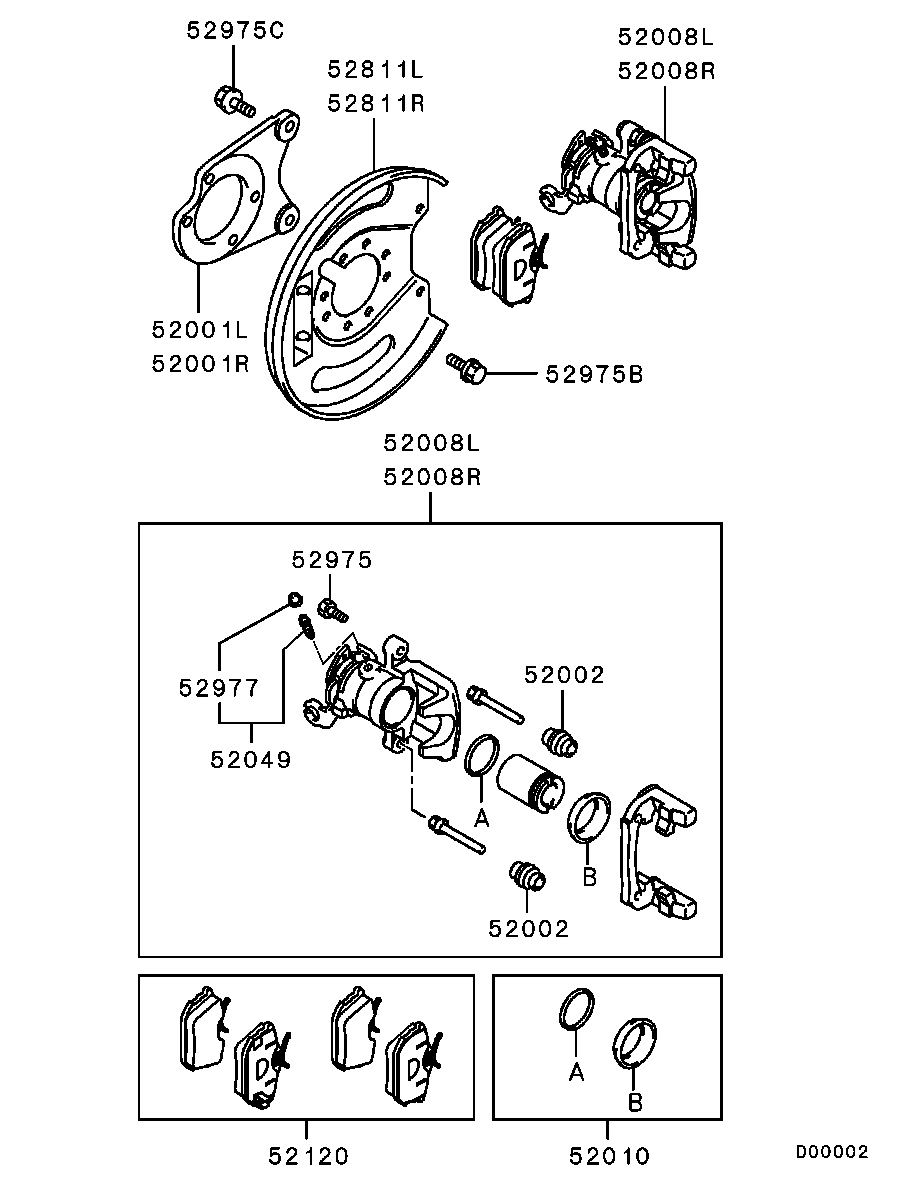 Mitsubishi MR955246 - Jarrusatula inparts.fi