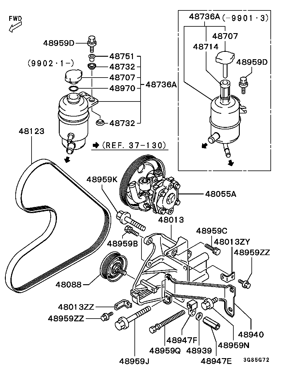 Honda MD326782 - Moniurahihna inparts.fi