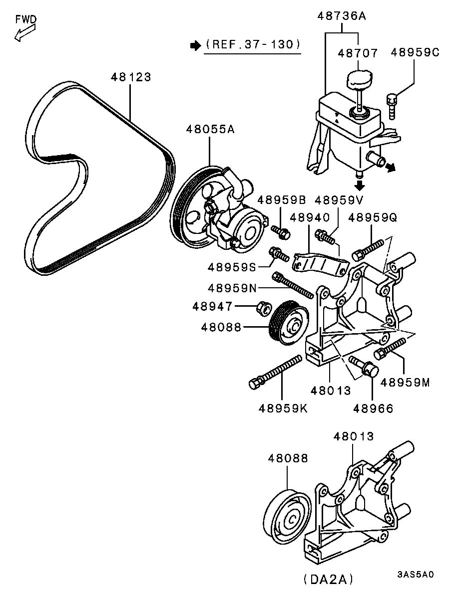 Honda MD317528 - Moniurahihna inparts.fi