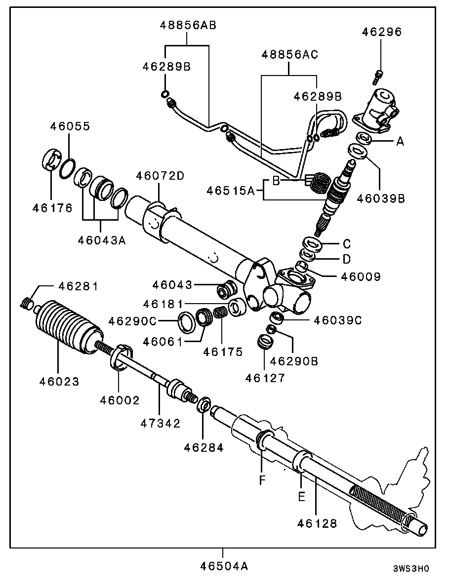 Mitsubishi MR319627 - Ohjausvaihde inparts.fi