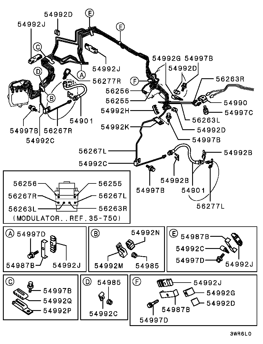 Mitsubishi MR129721 - Jarruletku inparts.fi